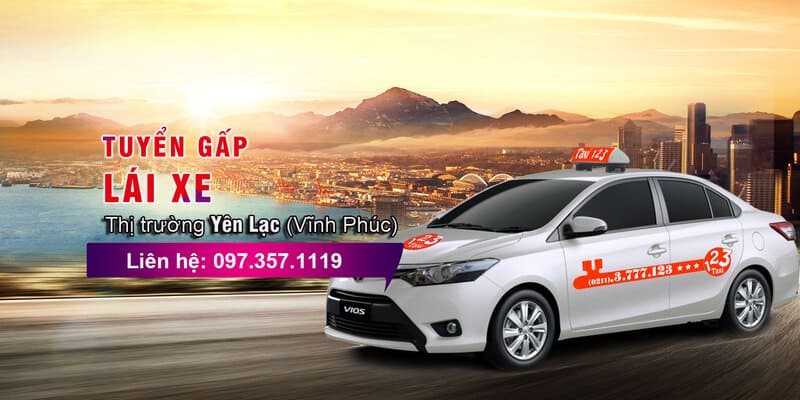 Taxi Vĩnh Yên: giá cước rẻ từ 9k/km & số điện thoại 24 hãng xe