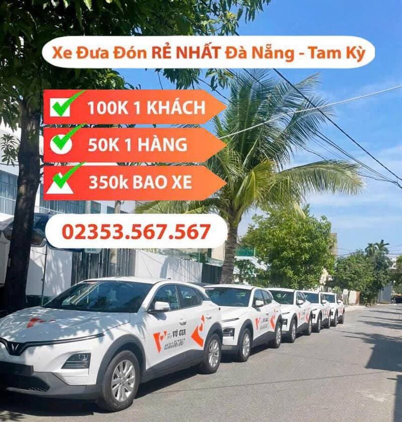Taxi Điện Bàn: Top 13 hãng xe & số điện thoại, giá cước chi tiết